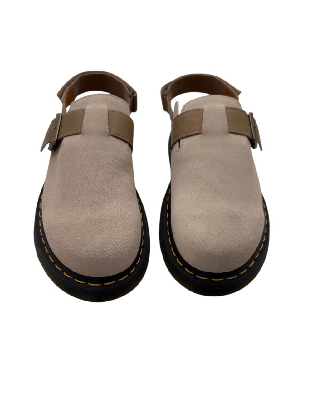Dr. Martens Unisex Mens Size 11 Faux Leather Jorge II Beige Suede Sandals - Picture 8 of 14